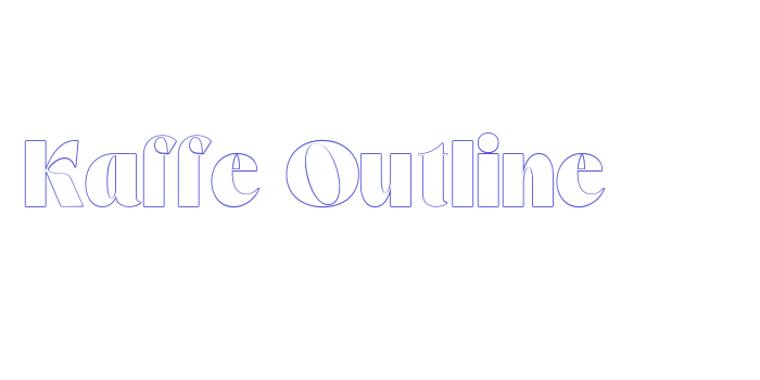 Kaffe Outline Font Download