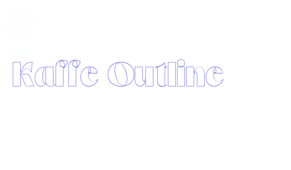 Kaffe Outline-font-download