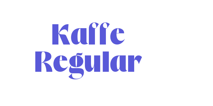 Kaffe Regular Font