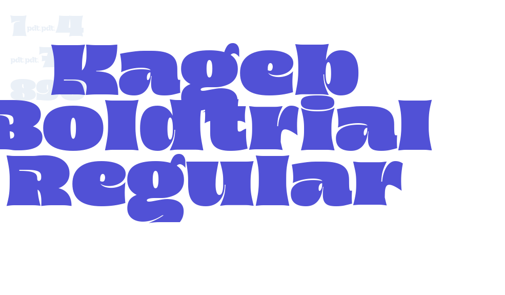 Kageb Boldtrial Regular-font-download