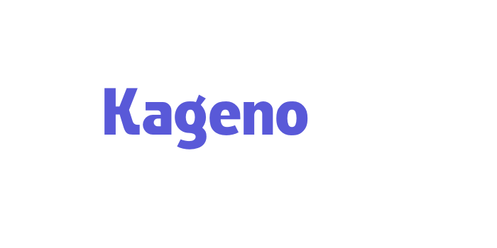 Kageno Font Download