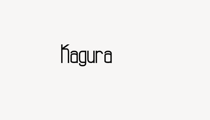 Kagura font download