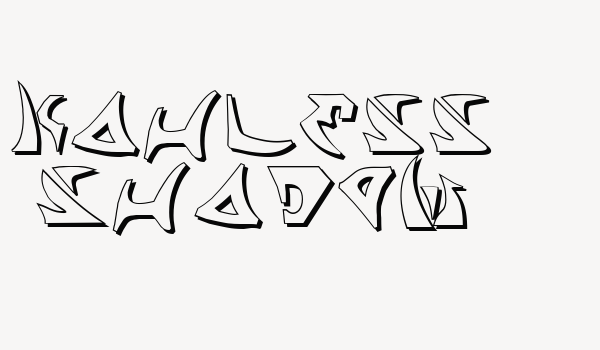 Kahless Shadow Font