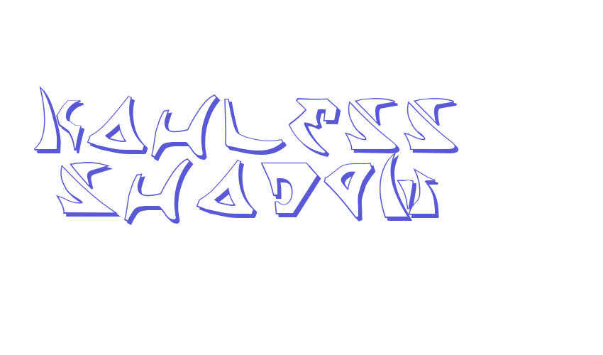 Kahless Shadow Font