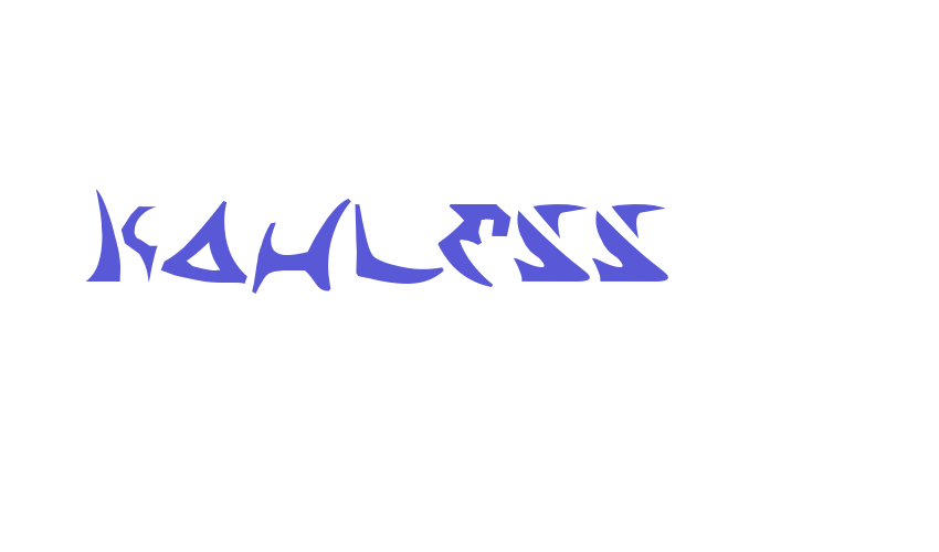 Kahless Font