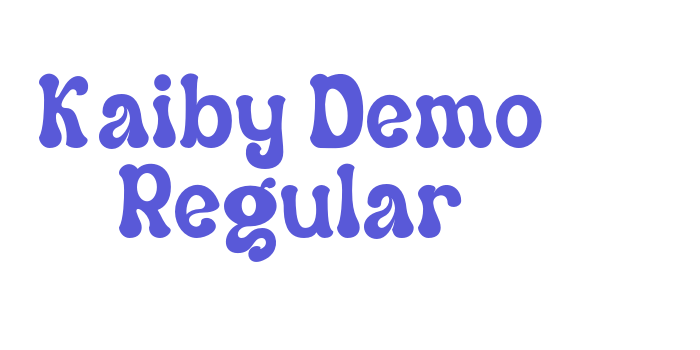 Kaiby Demo Regular Font