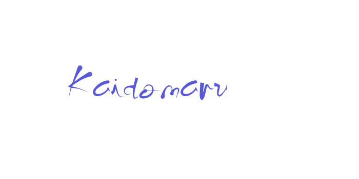 Kaidomaru Font Download