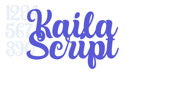 Kaila Script font