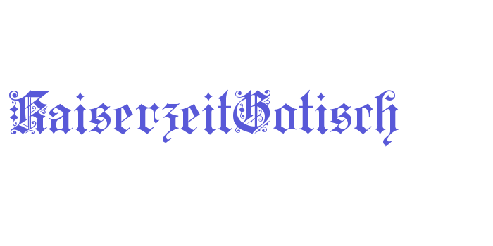 KaiserzeitGotisch Font Download