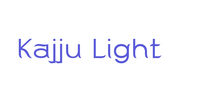 Kajju Light Font Download