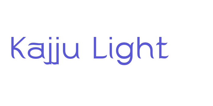 Kajju Light Font