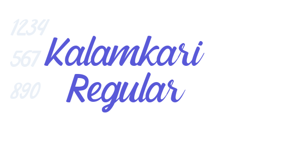 Kalamkari Regular font free