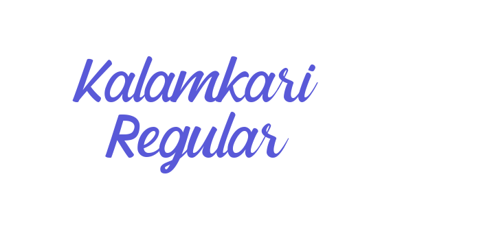 Kalamkari Regular Font Download