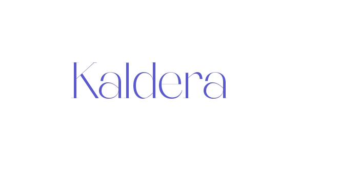 Kaldera Font