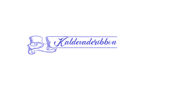 Kaldevaderibbon Font Download