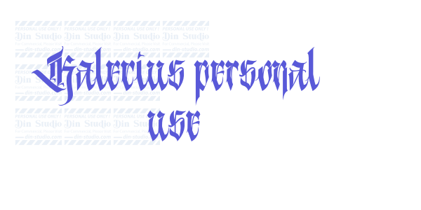 Kalecius personal use font free