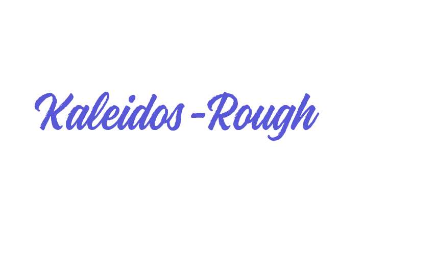 Kaleidos-Rough Font Download