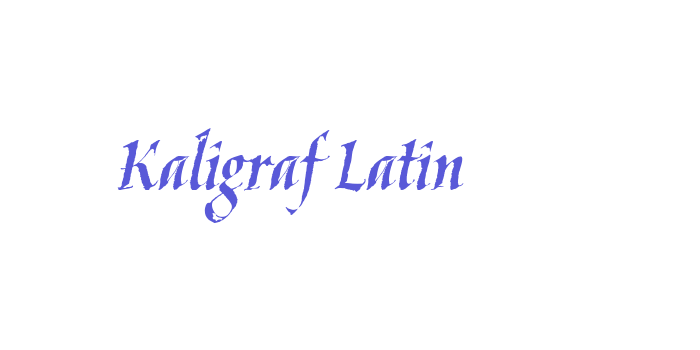 Kaligraf Latin Font Download