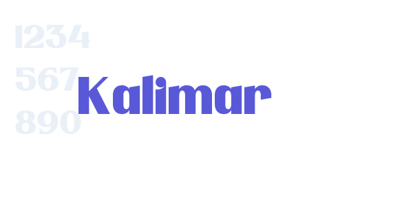 Kalimar font