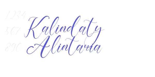 Kalindaty Alintaria font free