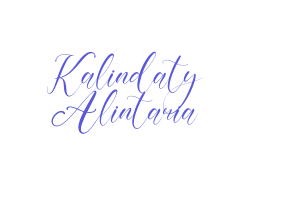 Kalindaty Alintaria Font