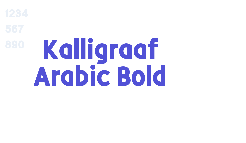 Kalligraaf Arabic Bold-font-download