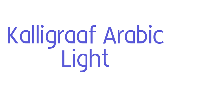 Kalligraaf Arabic Light Font Download