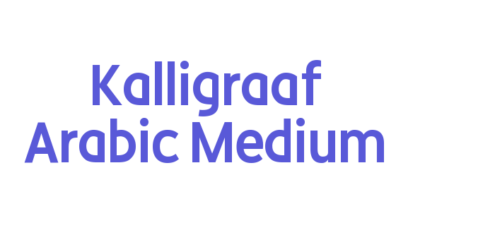 Kalligraaf Arabic Medium Font Download