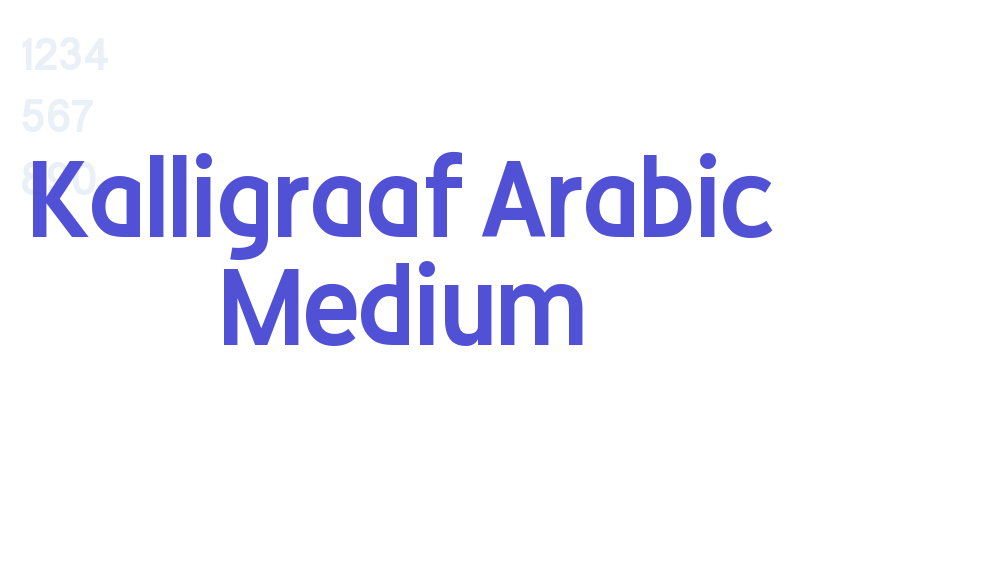 Kalligraaf Arabic Medium-font-download