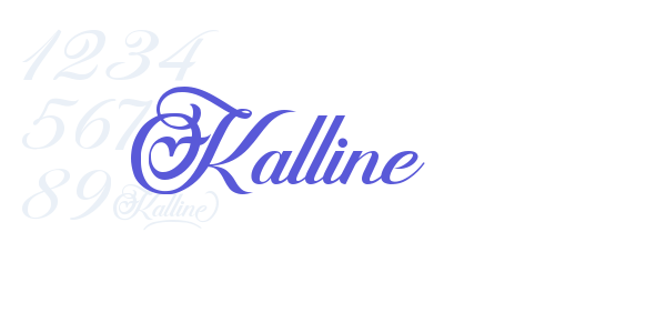 Kalline font free