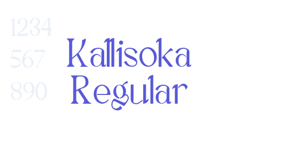 Kallisoka Regular font free