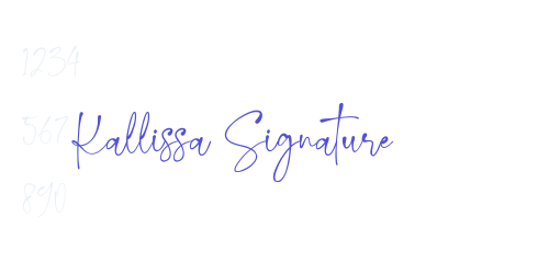 Kallissa Signature-font-download