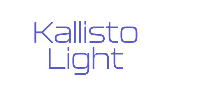 Kallisto Light Font