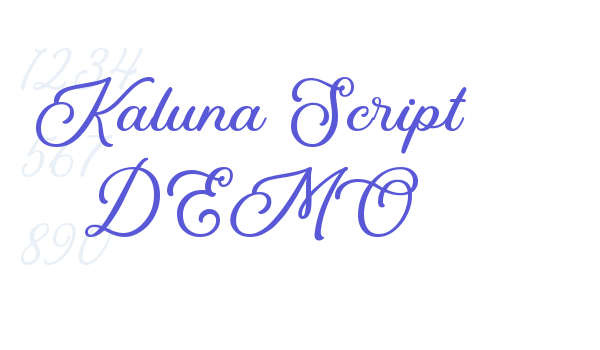 Kaluna Script DEMO Font