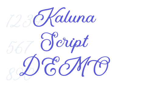 Kaluna Script DEMO Font Download