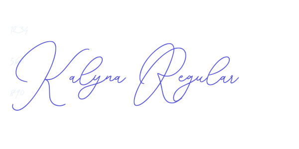 Kalyna Regular font free