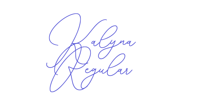 Kalyna Regular Font