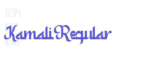 Kamali Regular font free