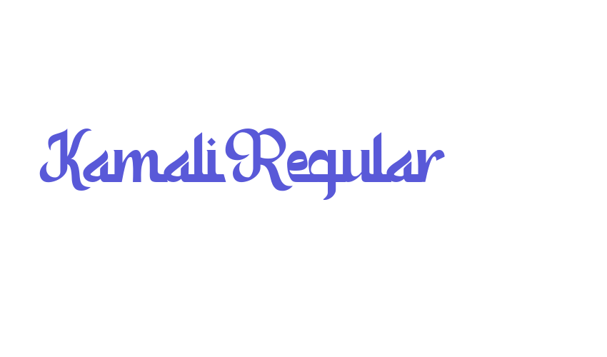 Kamali Regular Font Download