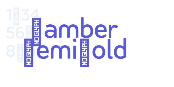 Kamber SemiBold font free