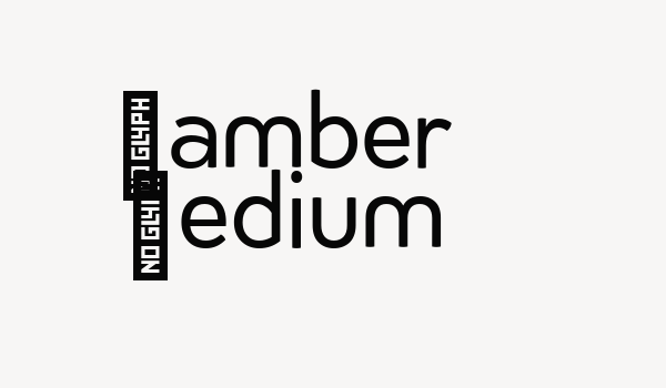 Kamber Medium Font