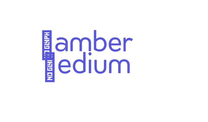 Kamber Medium Font