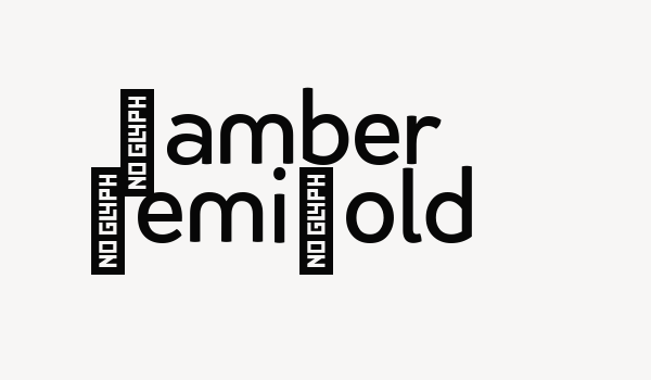 Kamber SemiBold Font