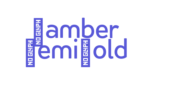 Kamber SemiBold Font Download