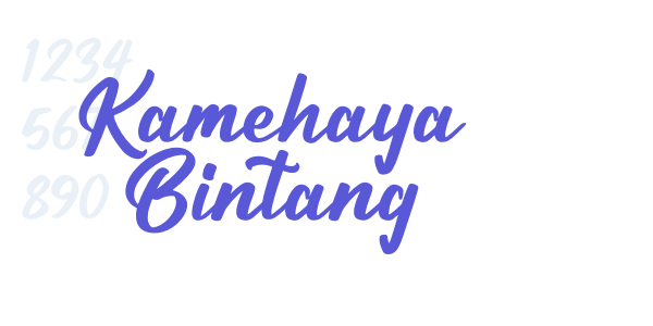 Kamehaya Bintang font free