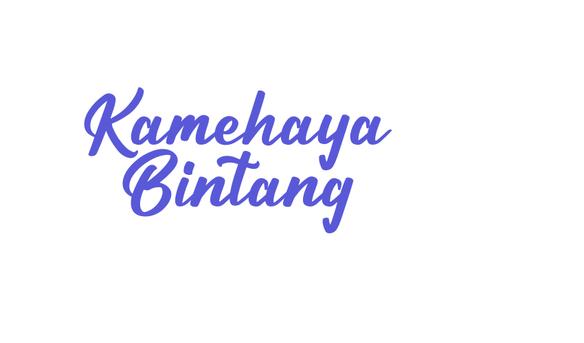 Kamehaya Bintang Font Download