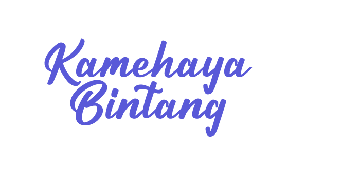 Kamehaya Bintang Font Download