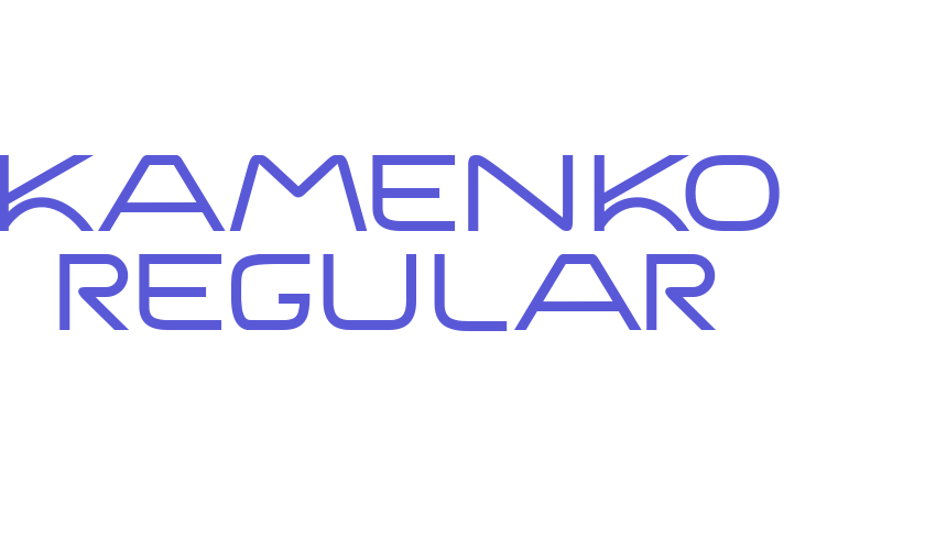 Kamenko Regular Font Download