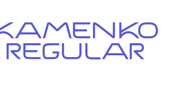 Kamenko Regular Font Download