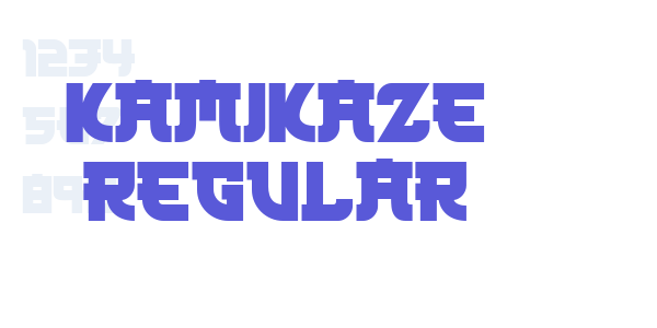 Kamikaze Regular font free